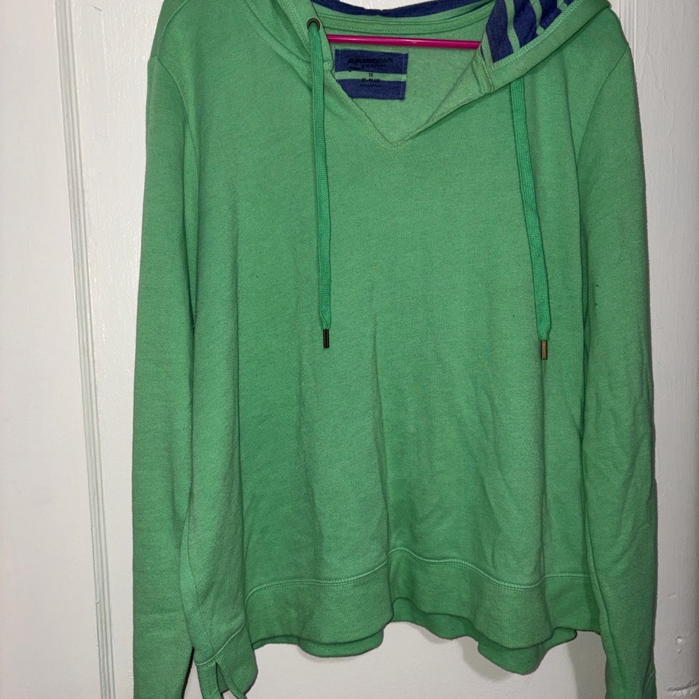 Arizona Jean Company Green Hoodie Sweater